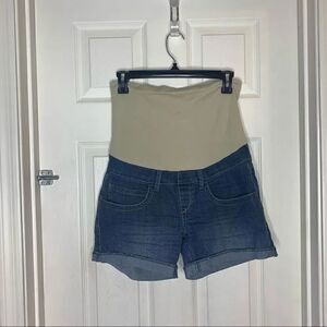Bella Vida Maternity Jean Shorts Size Small